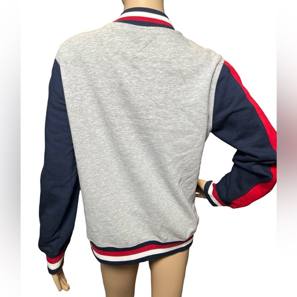 Tommy Hilfiger Letterman Varsity Sewn Letter H Soft Lined Jacket Sz Lge (16-18) - Picture 9 of 11